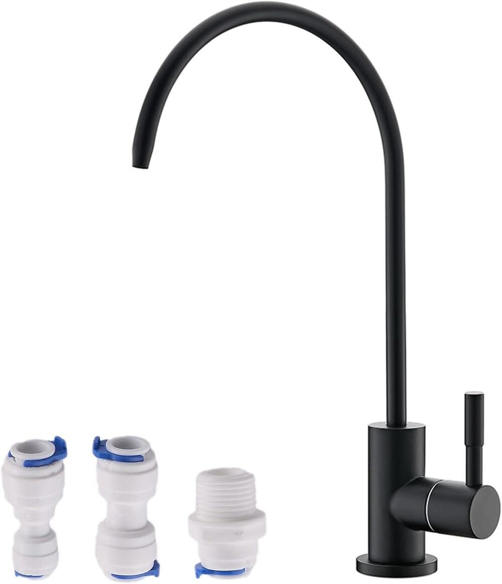 HAVIN Kitchen Purifier Faucet, Brushed Black Kitchen Reverse Osmosis HV801BL
